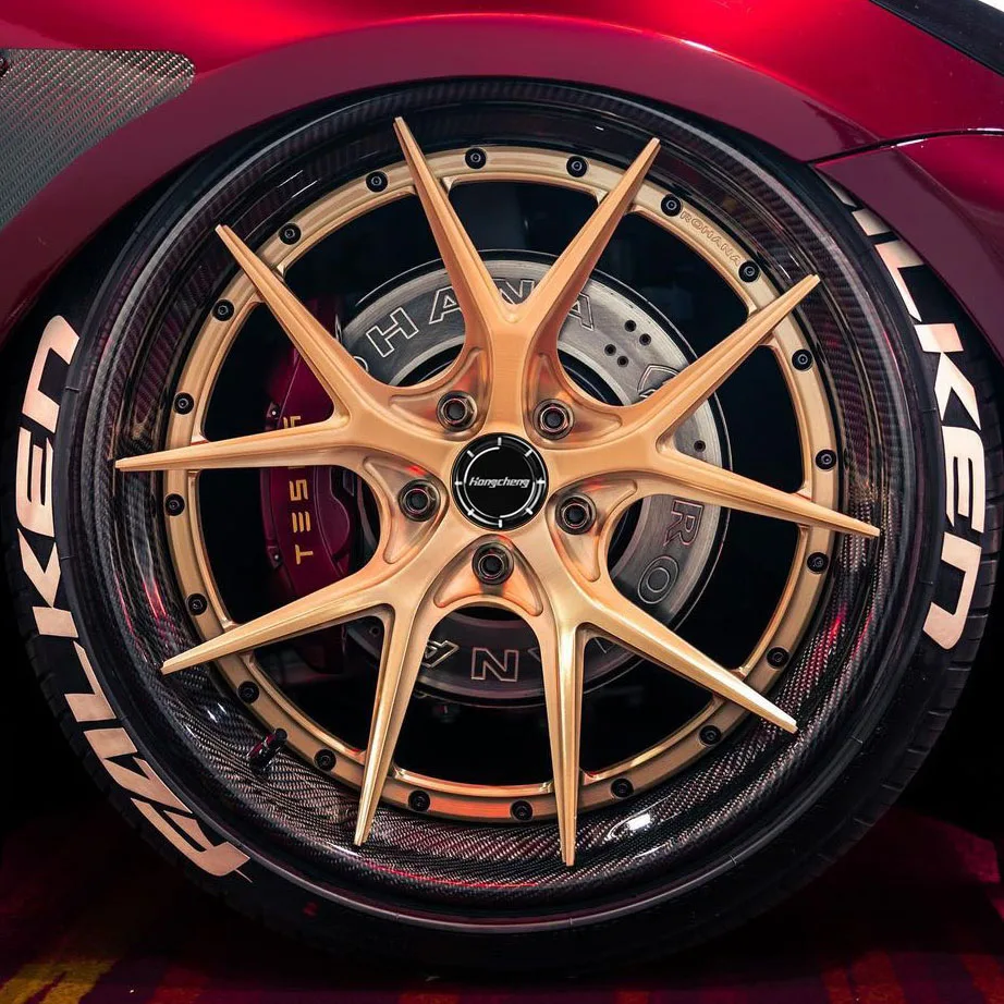 18 "19" 20 "21" 22 23 24 بوصة 2 قطعة عجلات مزورة 5x114.3 5X120 5X130 عجلات من ألياف الكربون جنوط السيارة لمرسيدس كورفيت Bmw