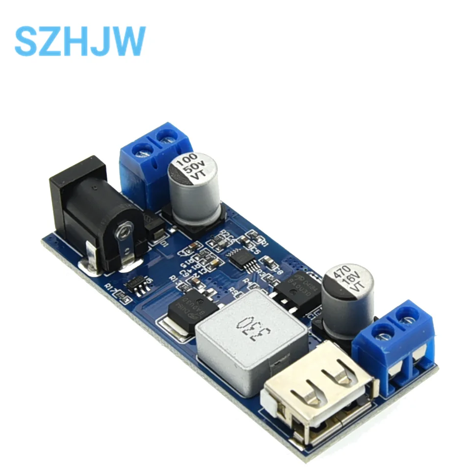 DC 5A Step-down Power Supply Module 24V/12V Wide Voltage 9-36V to 5V Power Converter XY-3606