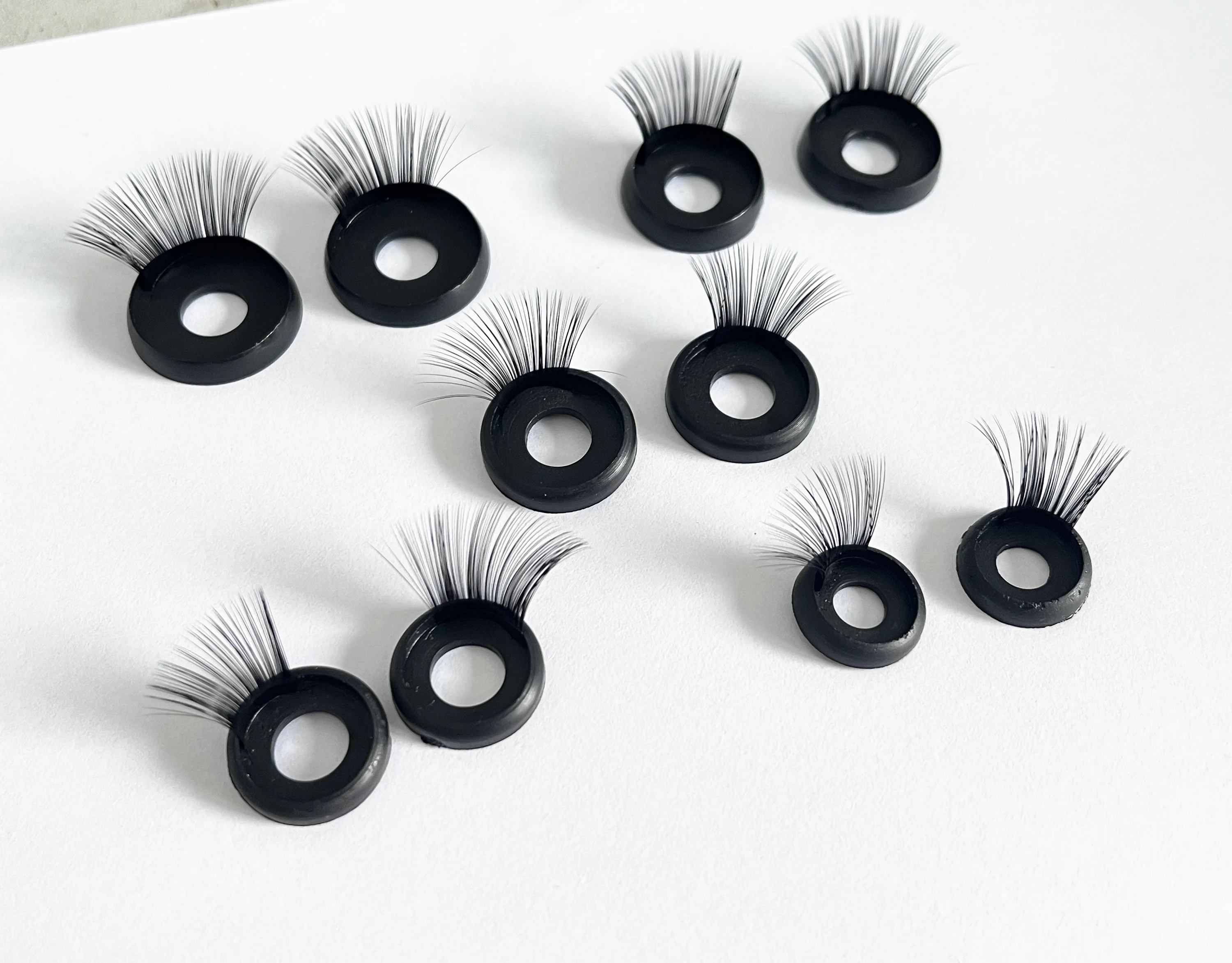 20PCS MASCKASZEM NEW BLACK FOR PUPIL EYES EYELASH TRAY FIT FOR 10MM 12MM 14MM 16MM 18MM 20MM EYES FINDINGS SIZE OPTION