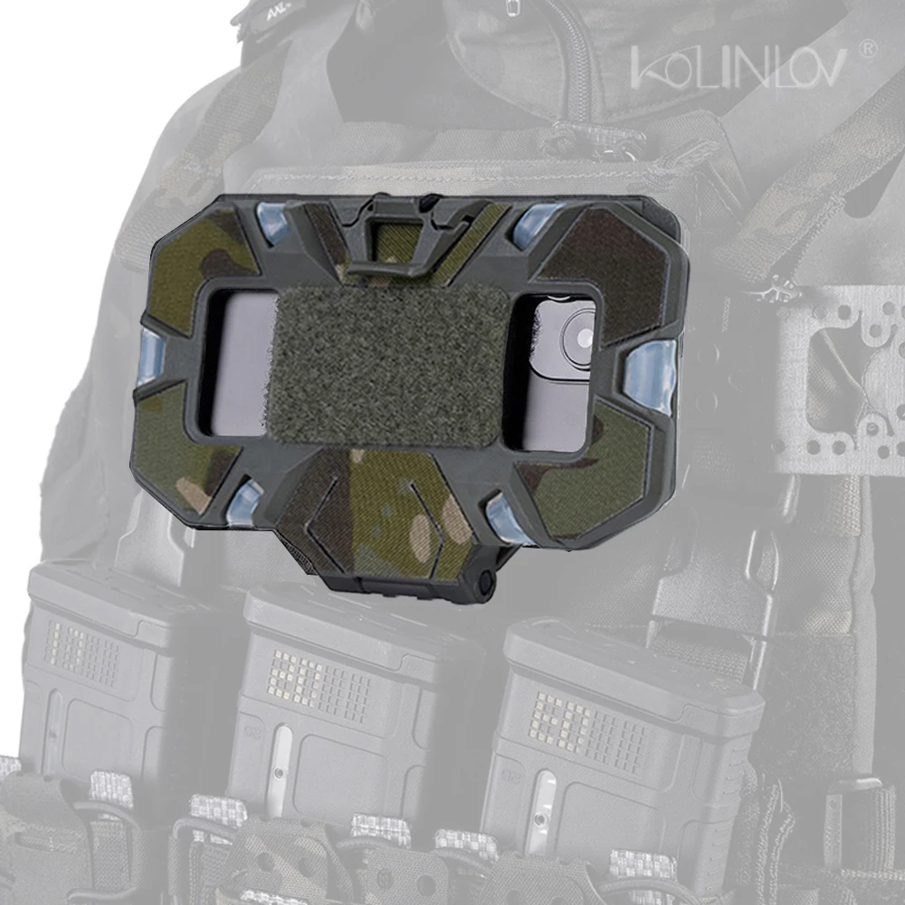 

Camouflage Magic Patch for Tactical MOLLE Phone Holder, Outdoor Folding Navigation Board, Cellphone Hold Hunting Vest Accessory