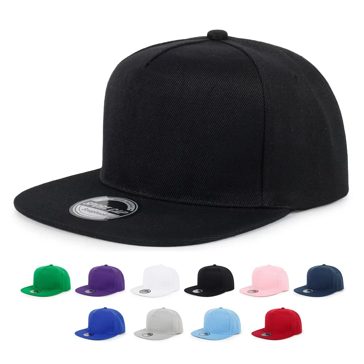 Boné de Beisebol Unissex da Moda para Homens e Mulheres, Boné Hip-hop com Aba Reta, Chapéu Snapback para Atividades ao Ar Livre, Boné de Sol Ajustável e Moderno