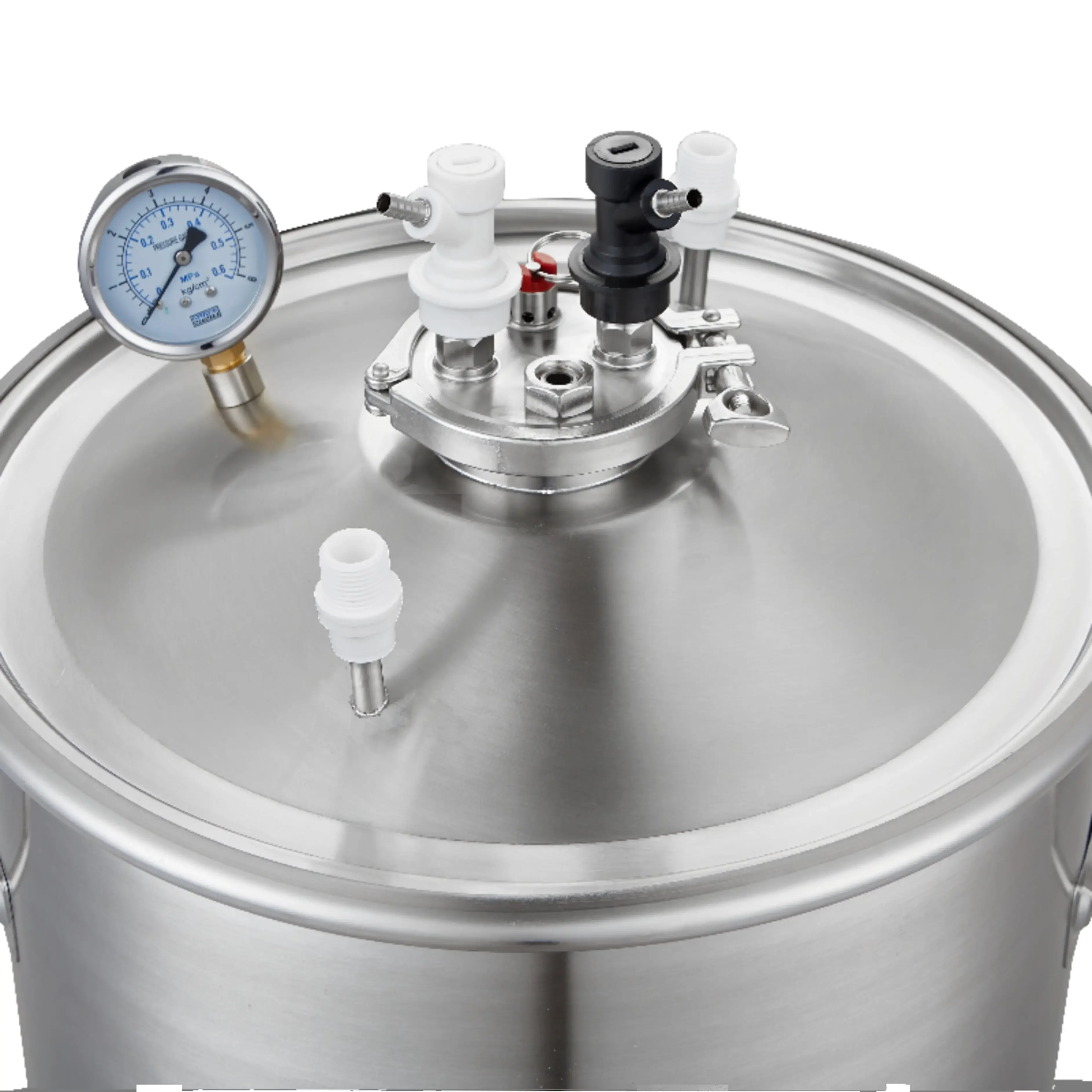 Roestvrijstalen gister onder druk 35L/65l conische gister