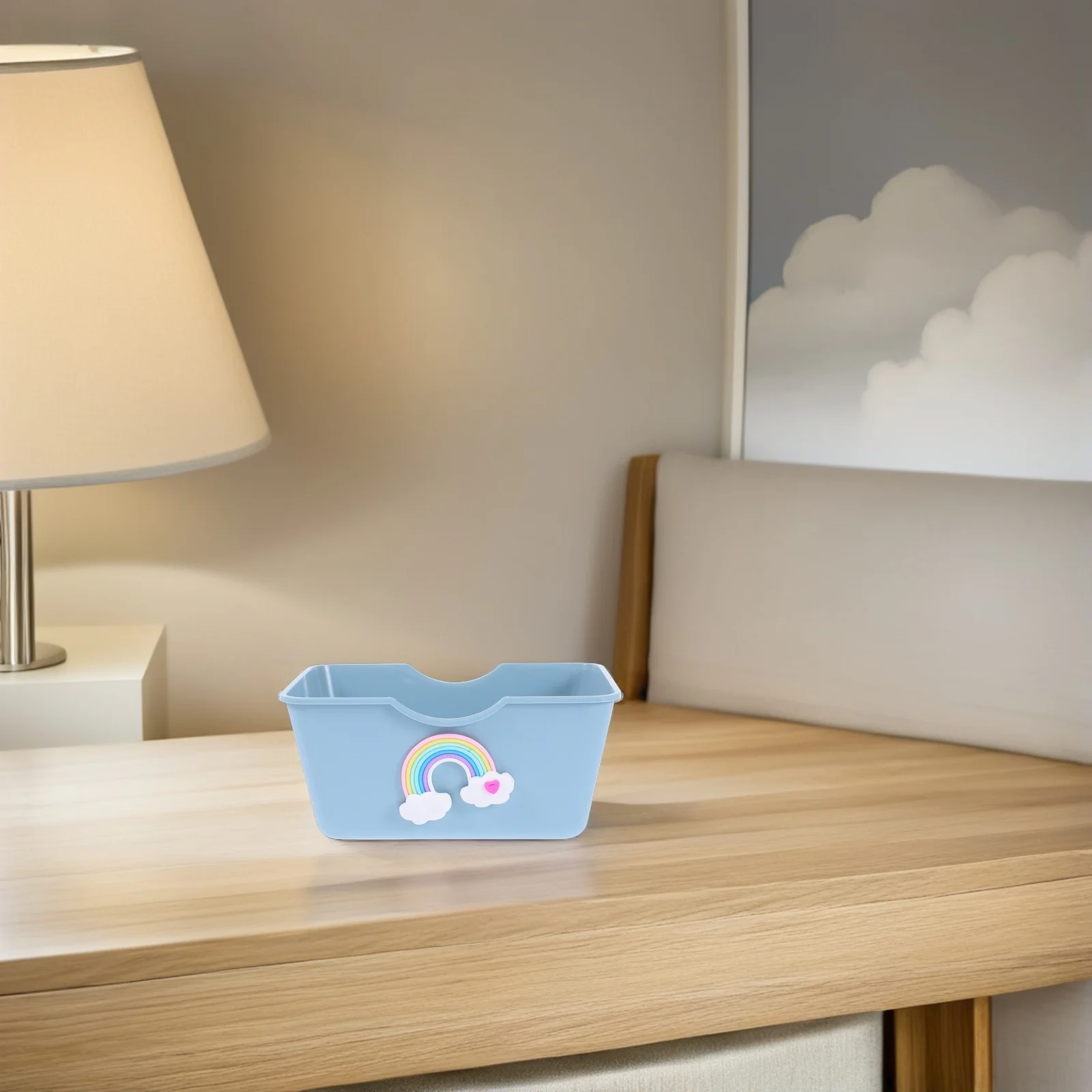 

Cute Hamster Bathroom Tub Elevated Design Small Animal Litter Box Hamster Enclosure Sand Bath Box Small Pet Cage