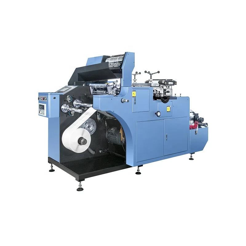 Automatic Digital Small Label Rotary Die Cutting Slitting Rewinder Vinyl Sticker Blank Label Die Cutting Machine