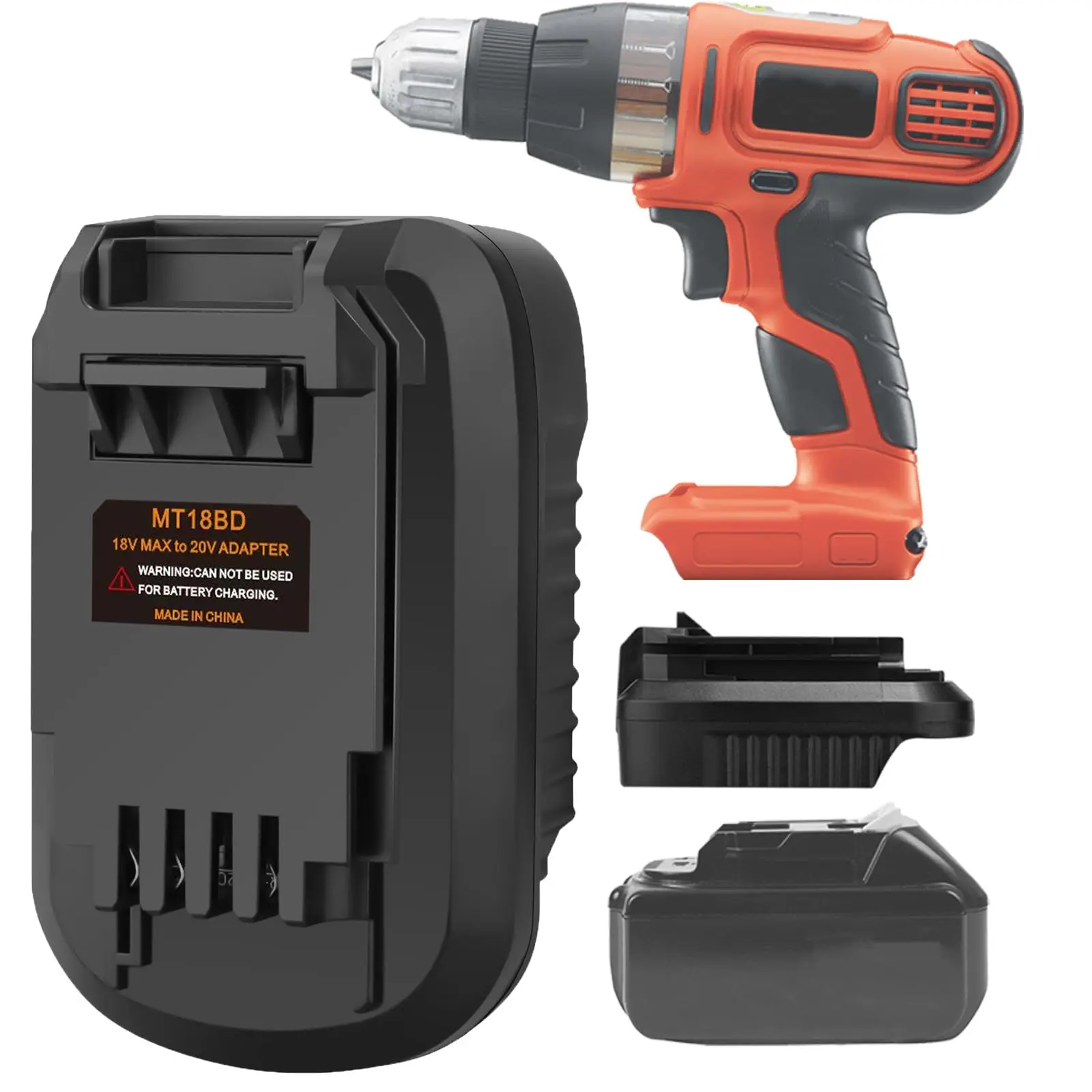 MT18BD Battery Adapter Converter for Makita 18V Lithium Battery Converts To for Black&Decker 20V LBXR2020 LBX20 LBXR20 Batteries