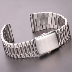 316L Stainless Steel Watch Band Bracelet Silver Gold Women Watchbands 12mm 14mm 16mm 18mm 20mm Clock Wrist Strap Clasp