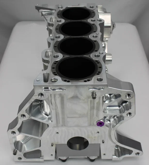 Custom CNC Aluminum Billet Block Turbo Racing Engine Intake Manifold Enclosure