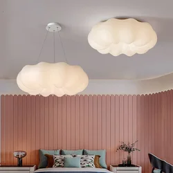 Luz de techo de nube blanca, candelabro Led para dormitorio de niños, sala de estar, comedor, aprendizaje, iluminación decorativa creativa