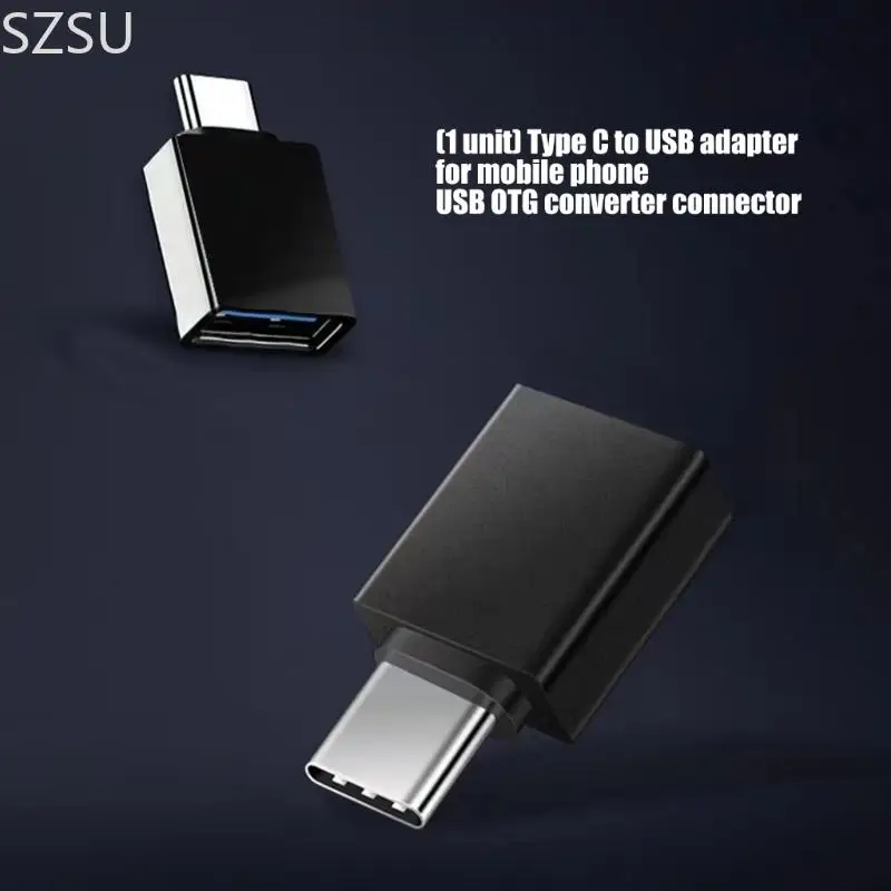 محول SZSU USB C إلى USB OTG هيكل معدني للهواتف الذكية والأجهزة اللوحية وقرص U تركيب سريع ومحول OTG بتصميم محمول #1