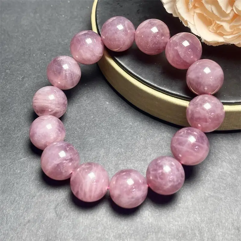

Natural Purple Rose Quartz Bracelet Women Fashion Charm Crystal Healing Energy Gemstone Yoga Jewelry 1PCS 8/9/12/13/15MM
