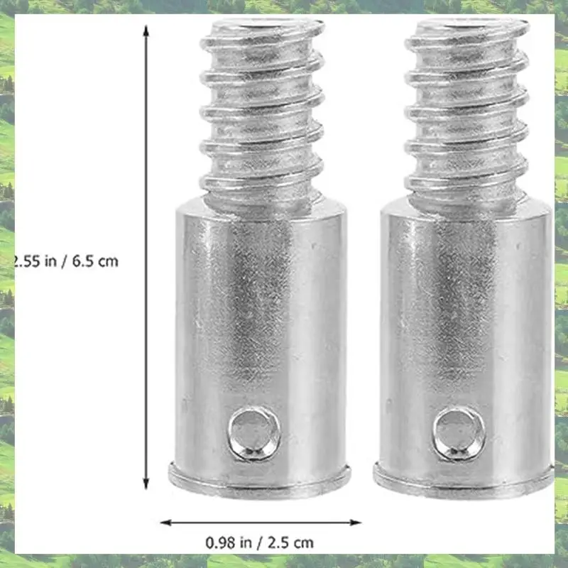 A59Z-4Pcs เกลียวเคล็ดลับเปลี่ยนชุดซ่อม,อลูมิเนียมเกลียวเคล็ดลับสําหรับ 0.72 นิ้วไม้หรือเสาโลหะ