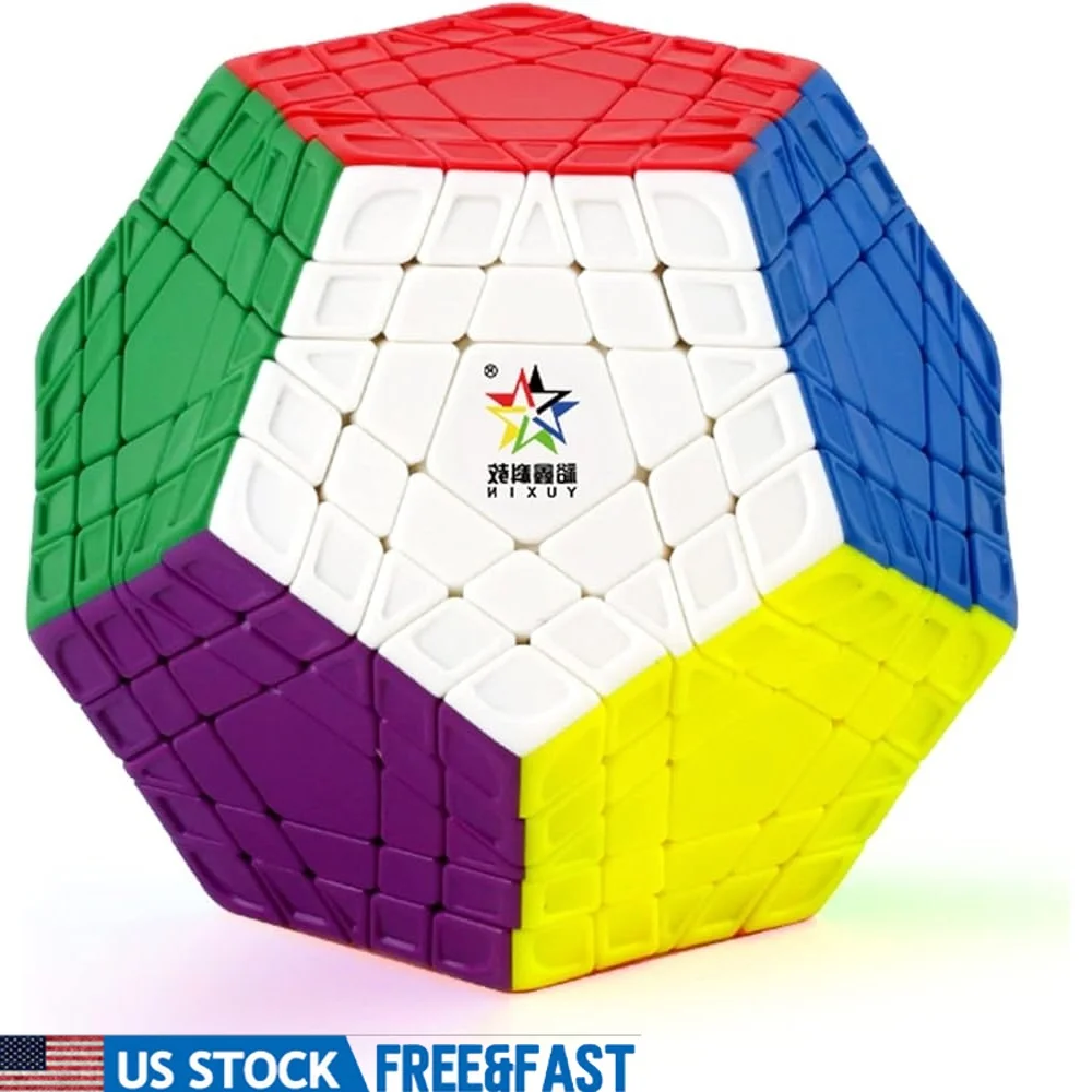 

Gigaminx Speed Cube Puzzle 12 Sides 5x5 Layer Smooth Turning High Order Cube Fast Solving Perfect Beginners and Experts