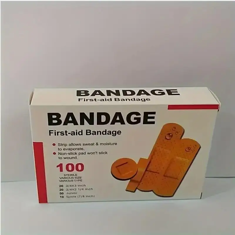 100pcs/pack Waterproof Protective Stickers Ant Fungus Adhesive Bandage BANGHE Combination Type 4 Sizes