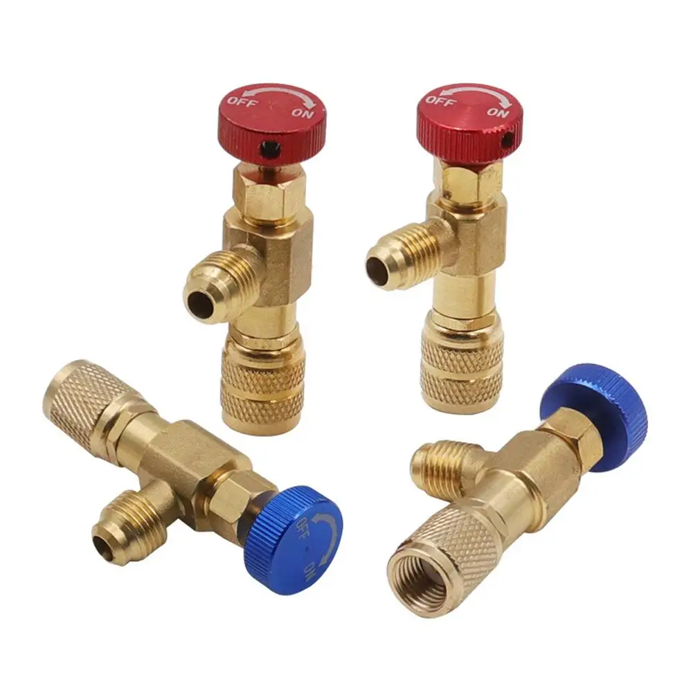 R22 R410 Air Conditioner Adding Safety-Valve Quality Refrigerant Connector Fluorine Safety Valve Antifreeze Hand Leak-free Valve