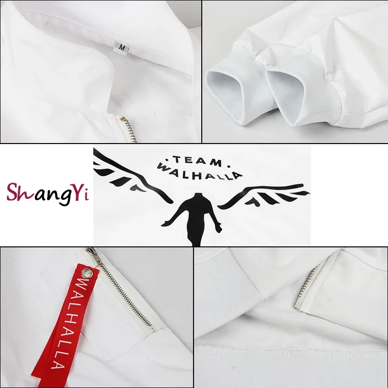 طوكيو المنتقمون Kazutora Hanemiya تأثيري أنيمي طوكيو المنتقمون زي هالوين معطف أبيض Valhalla البيسبول معطف تأثيري