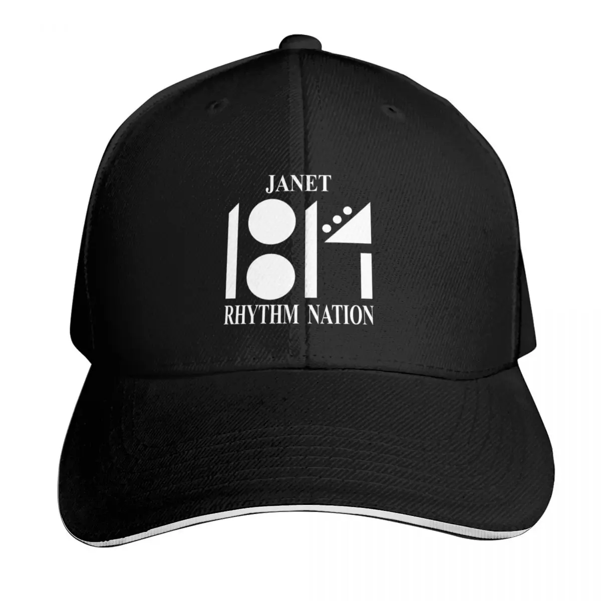 Rhythm Nation 1814 (Janet Jackson) Baseball Cap Breathable Mesh Back Adjustable Buckle Closure Moisture Wicking Quick Dry