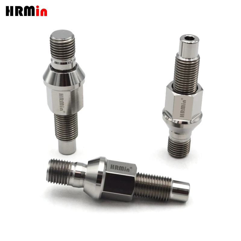 

Титановые колесные шпильки HRMin Gr.5, 20 шт., M14*1.5*78мм, с 20 шт. колесными гайками M14*1.5*27мм для гоночных автомобилей VW AUDI.