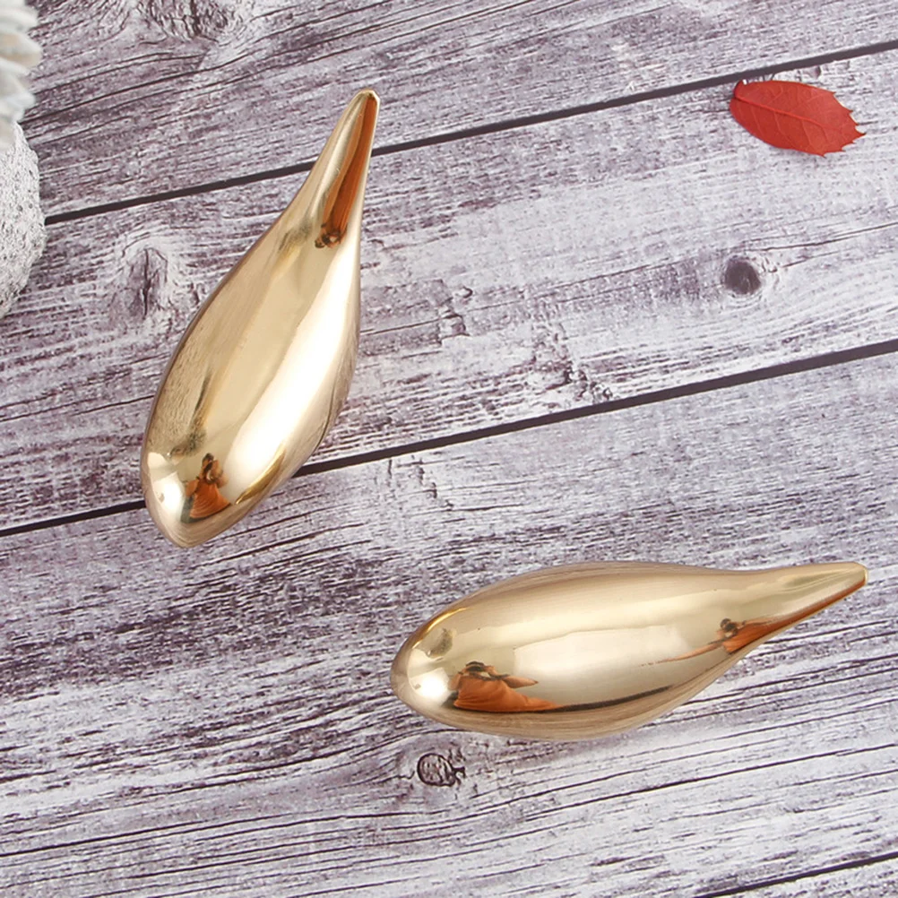 

Copper Bird Brass Handmade Polished Smooth Modern Minimalist Animal Sculpture For Desk Office Home Decor Living Room Bedroom