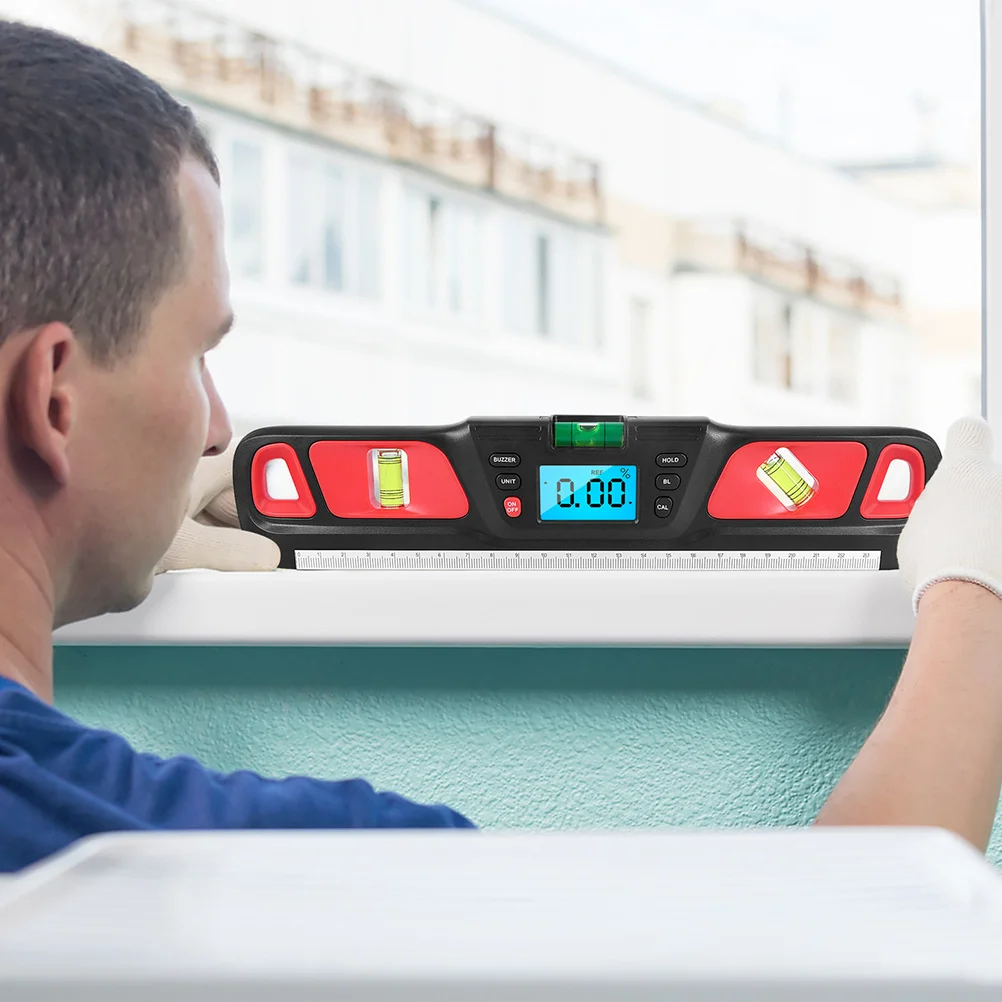

Backlight Level Ruler High Precision Mini Spirit Level for Home Industrial Use Portable Balance Measuring Tool