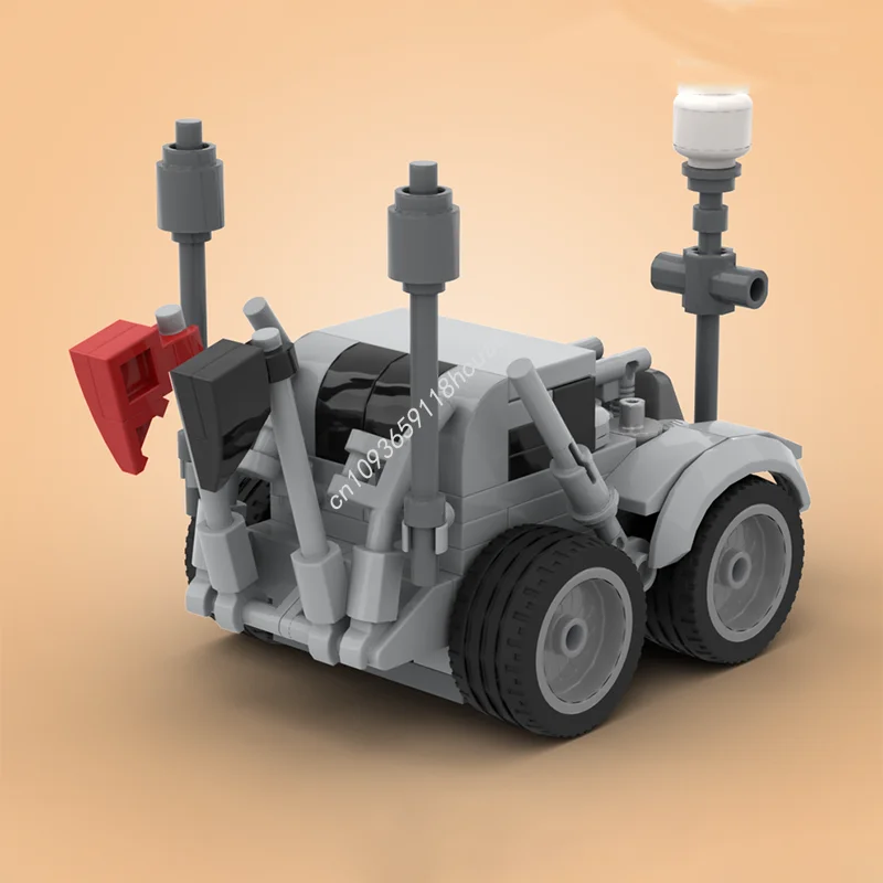 200 Uds. MOC Nux coche Mad Max Fury Road Brickheadzed modelo de construcción juguete bloques arquitectura montar DIY regalos de navidad Idea niños