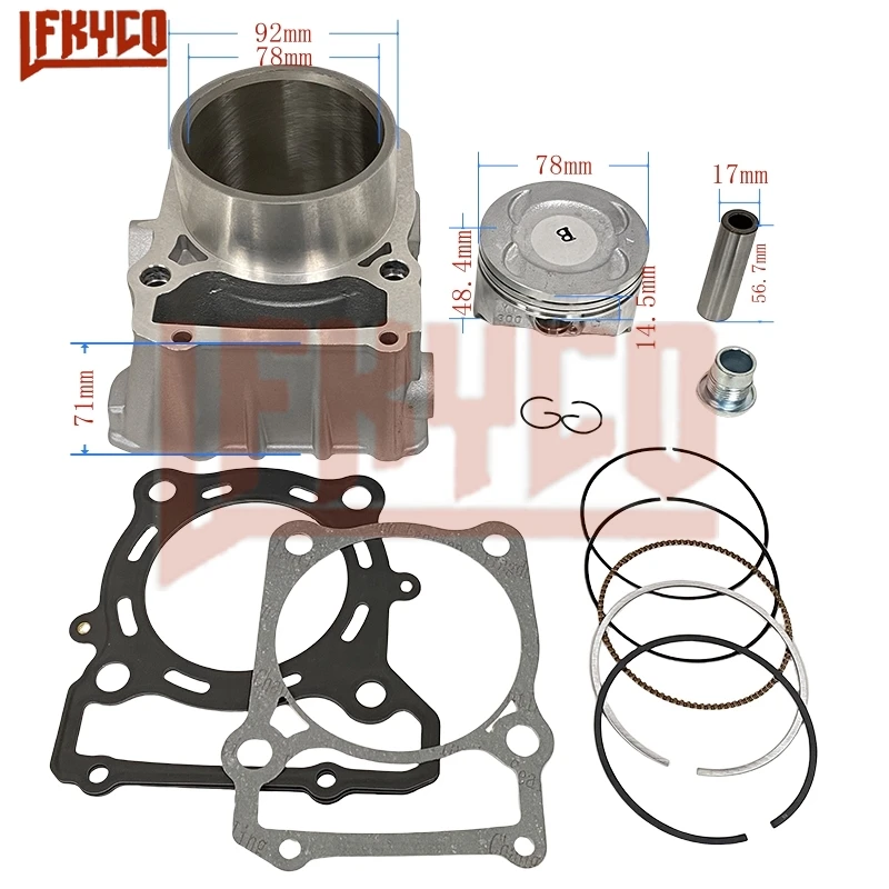 Motorcycle Cylinder Head Assembly Camshaft Kit for Kawasaki KLX250 KLX300 LONCIN CR6 LX300-6A VOGE 300R/RR/GY 300DS 300AC YF300 - Image 6