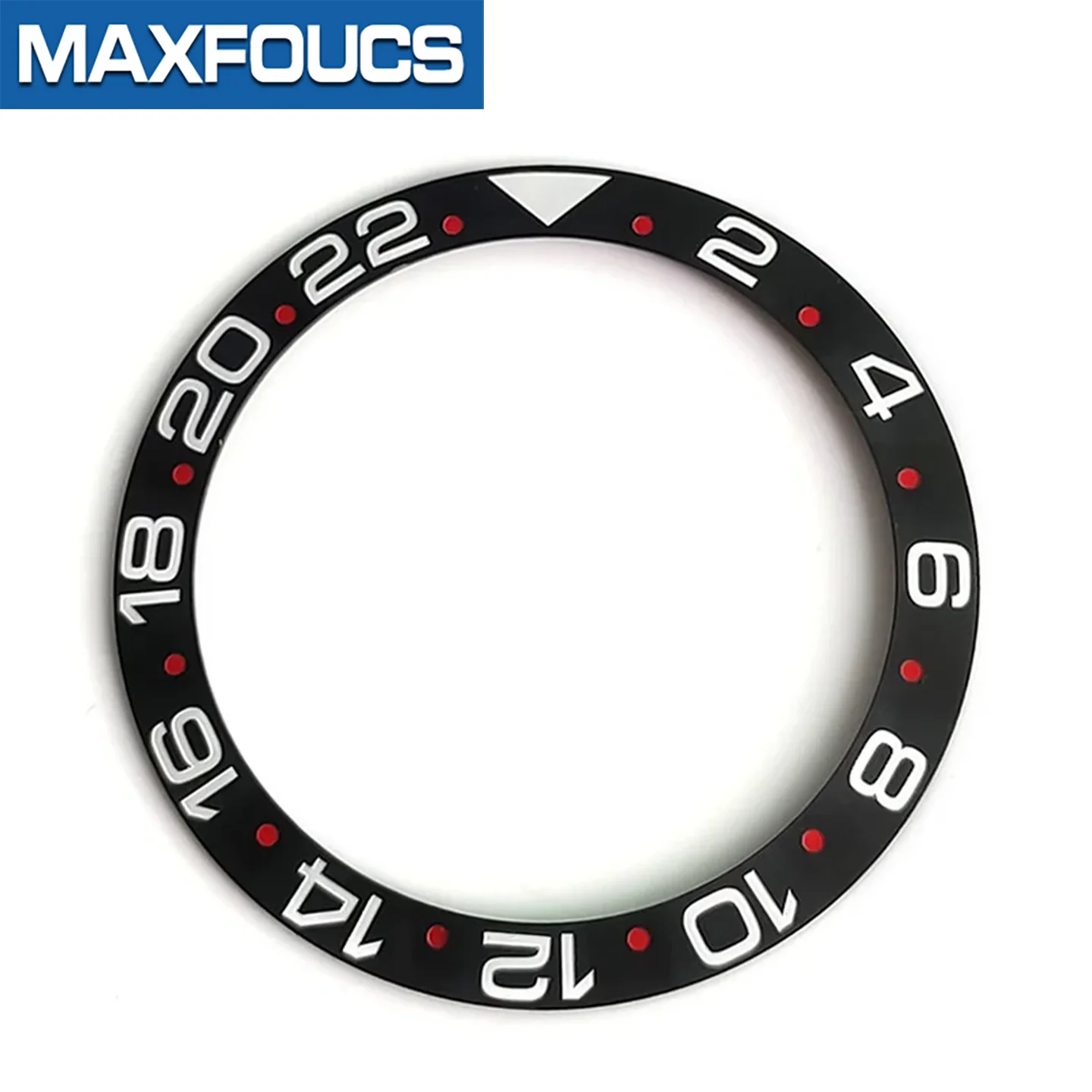 Matte, schräge Keramik-Lünetteneinlage 38x30,6mm MOD SKX007 SKX Divers Passend für 31,5x30,5mm Kristall Uhrenzubehörteile – Detail 6