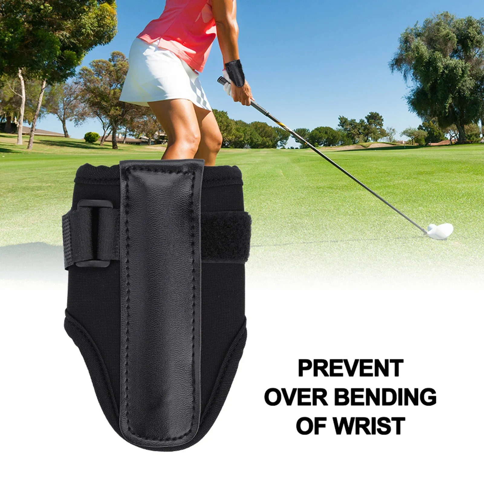 

Golf Training Wrist Fixator Holder Swing Protector Corrector Brace Band Trainer