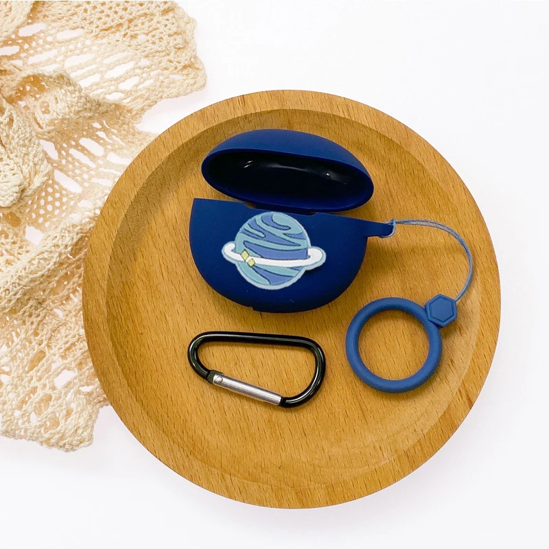 Etui na kreskówki dla Realme Buds Air 3 Case silikonowy pierścień Anti-drop Protect etui na słuchawki Bluetooth akcesoria do pudełek