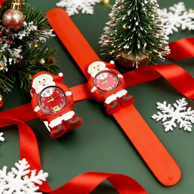 Christmas Gift Cartoon Pop Circle Watch for Kindergarten Class Birthday Sharing Electronic Watch Fun Kids Gift for Boys Girls