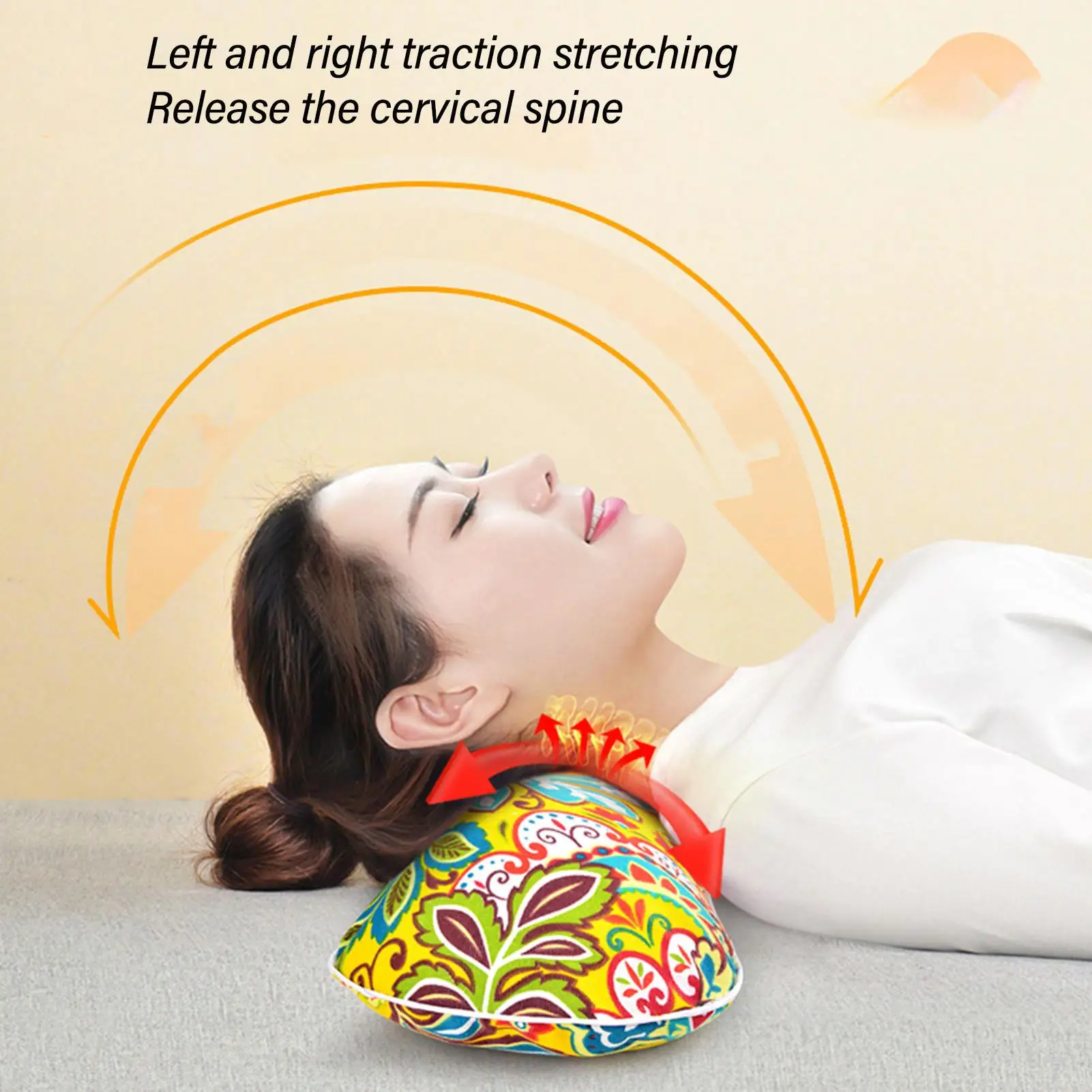 

Chinese Herbal Wormwood Filling Neck Pillow: Relieve Anxiety, Aid Sleep, Support Cervical with Bone Shaped Design