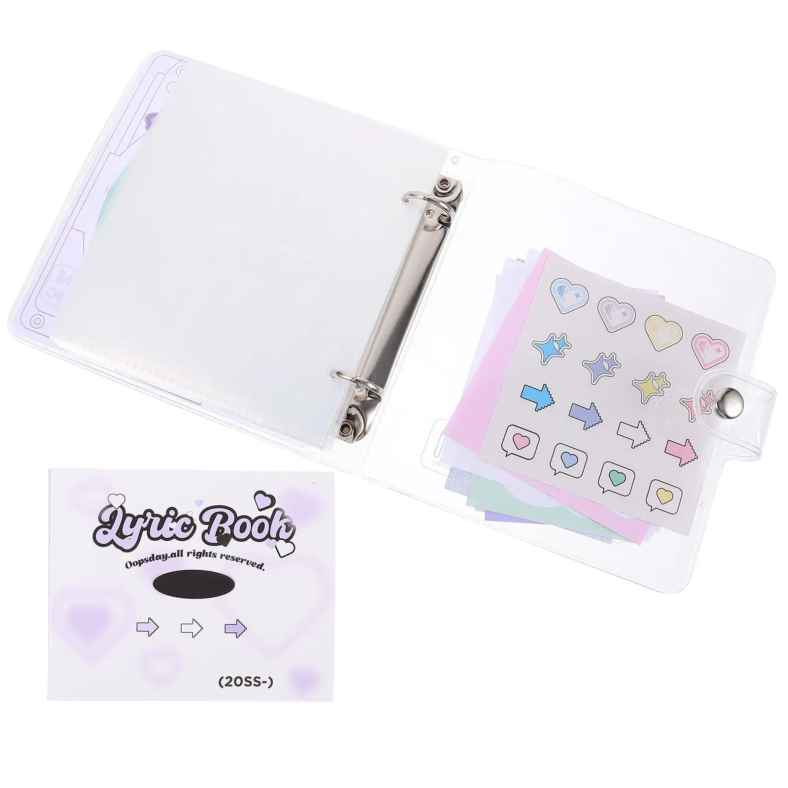 

PVC PP Mini Photo Album Adorable Portable Photocard Holder Picture Collection Album DIY Handmade Scrapbook Gift