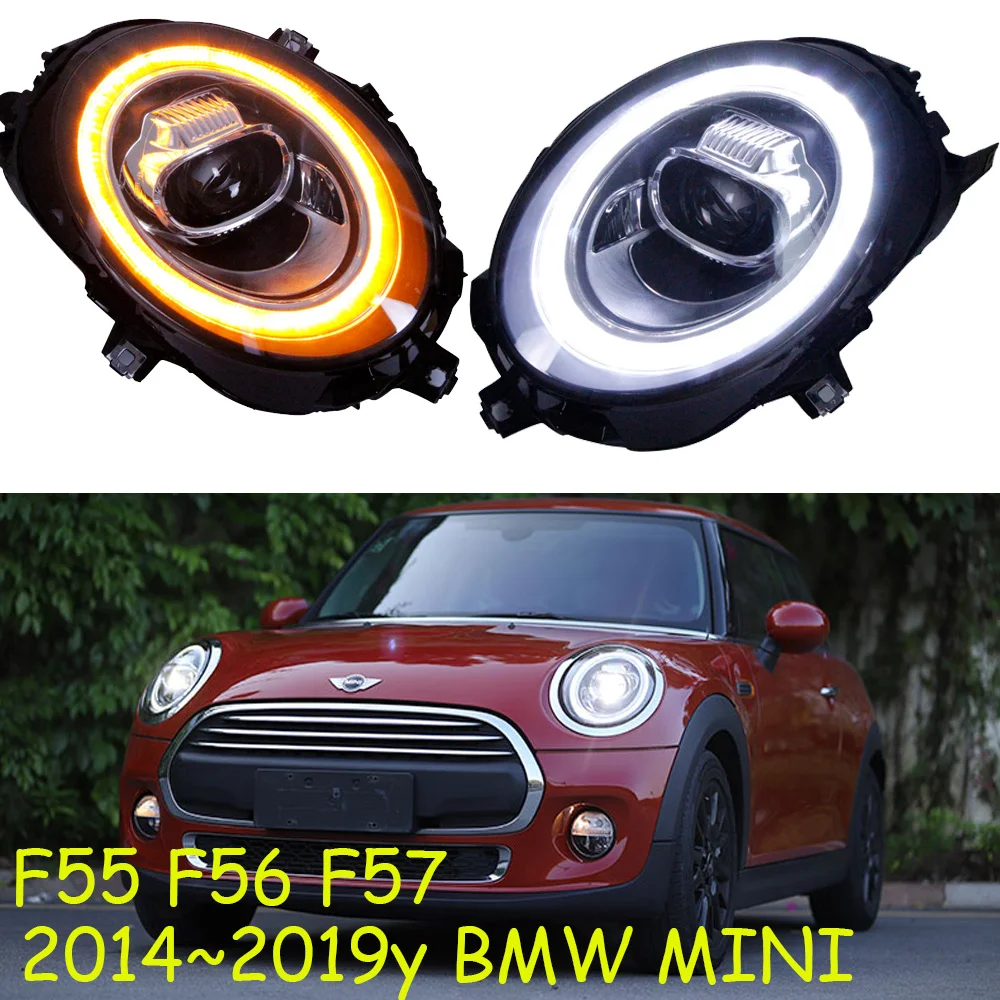 

1set 2014~2019y car bupmer head light B-M-W Mini F55 F56 F57 headlight car accessories All in LED fog for Mini headlamp