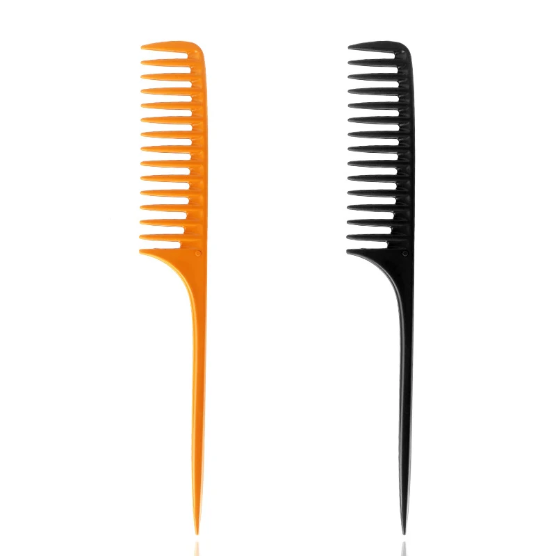 

Hairdressing Comb Hair Dyeing Comb Tip Tail Wide Tooth Detangling Hair Brush Hair Coloring Barber Combs Salon Styling Tools