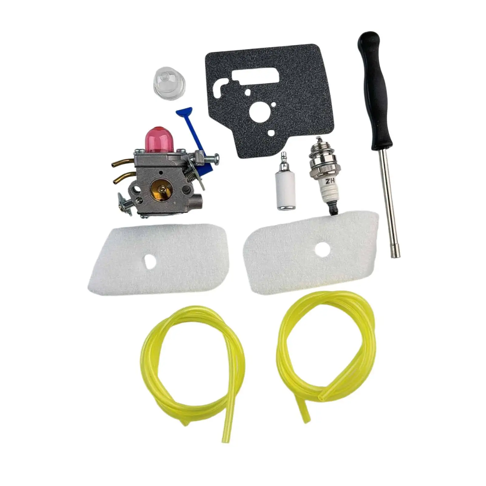 String Trimmer Carburetor Assembly Metal Fuel Line Kit for Trimmer Replace 545081848 Brushcutter Parts