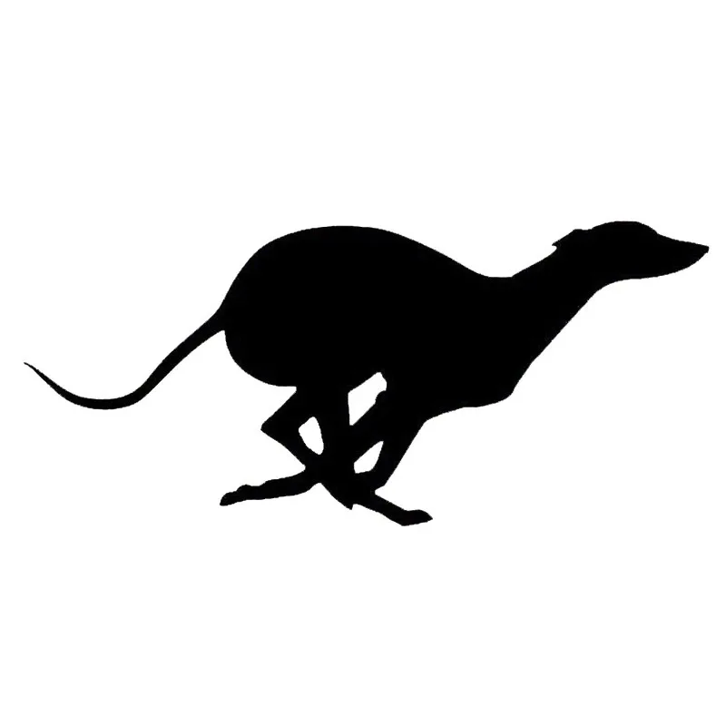 

20cm X 9cm Vinyl Animal Running Greyhound Styling Funny Car Stickers and Decals
