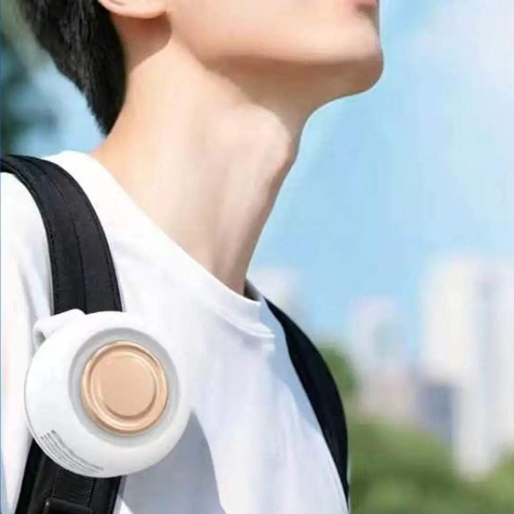 Mini Clip On Fan Portable Waist Hanging Neck Fans Hands Free USB Personal Air Cooler Wearable Pocket Fan for Travel Camping image 6