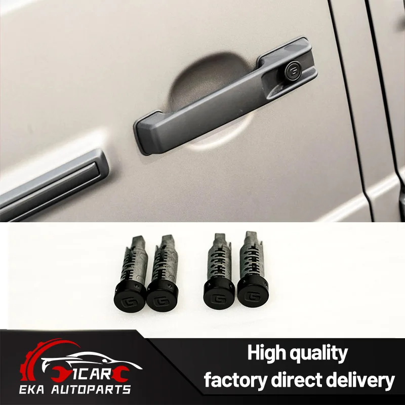 

For Benz G-Class W464/W465 G-Shaped Lock Core Black G-Shaped Lock Core G500 G450d G63 G350d Door Handle G-Shaped All-Black Lock