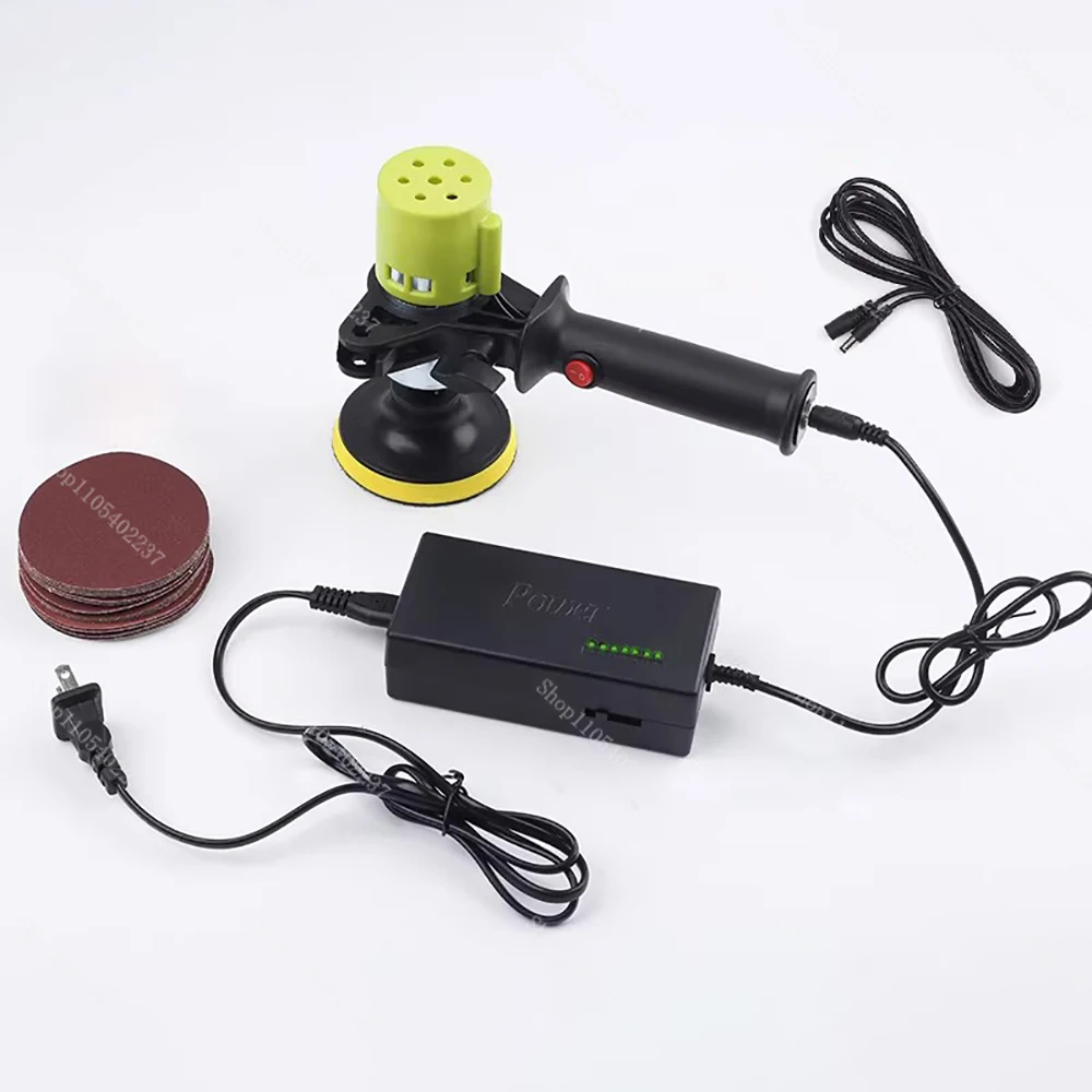 3 Inch Handheld Electric Disc Sander Kit for Drywall Polisher Surface Sander