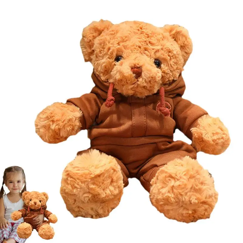 Oso de peluche para niños, muñeco de peluche para dormir, 15 pulgadas