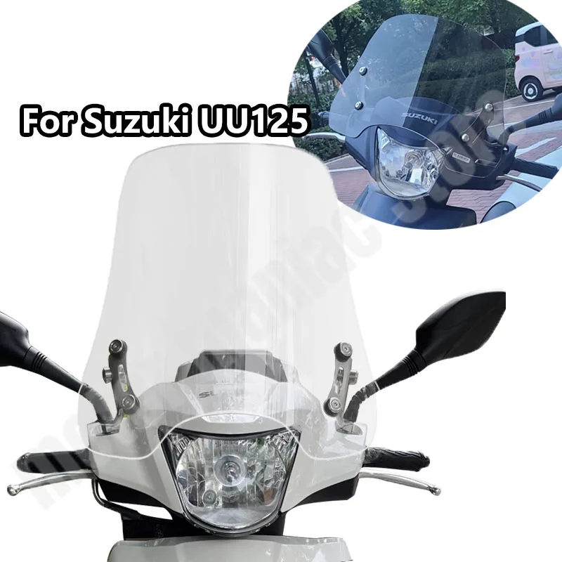 

Windscreens Motorcycle Accessories Windshield Wind Deflector Motorcycle Accesorios Para Motos Universales for Suzuki UU125