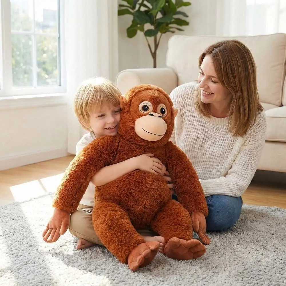 

Birthday Gift Long Arm Large Monkey Stuffed Realistice Monkey Cartoon Simulation Orangutan Gift