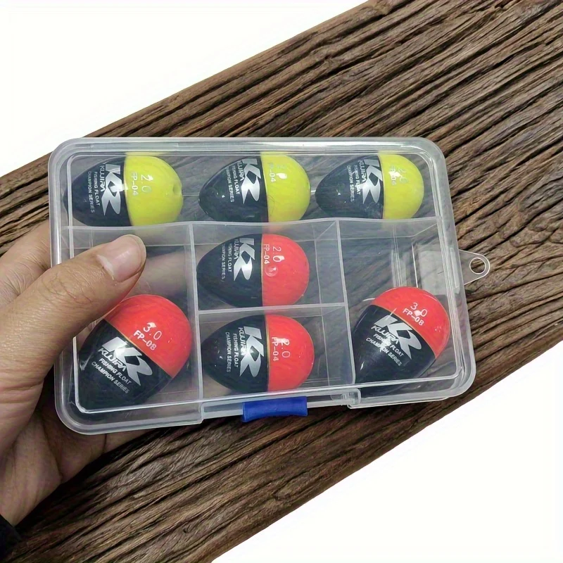 [Fishing Floats] 7pcs Apo float 14cm/ 5. 51inch Can Insert Night Light Rod Sea Fishing Float Big Belly Float Luminous Float