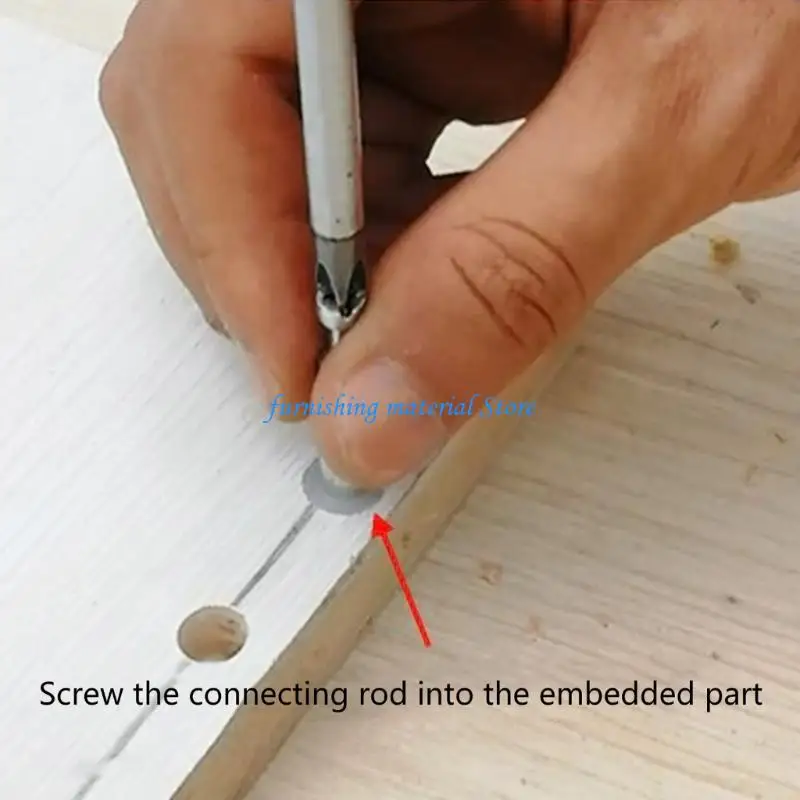 Y5GD Woodworking Doweling Jig Guide Locator Locator for Furniture Connecting