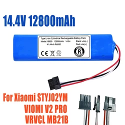 14.4V 6800mAh 18650 Lithium Ion Battery for Viomi V2 Pro V-RVCLM21B and Mi Vacuum Mop-P STYJ02YM Robot VacuumReplacement Battery