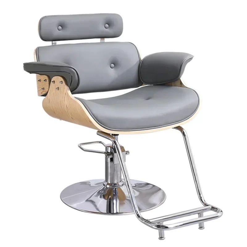 Hairdressing Barber Chairs Hair Stylist Luxury Professional Barber Chairs Metal Armchair Fauteuil Barber Hair Salon Furniture