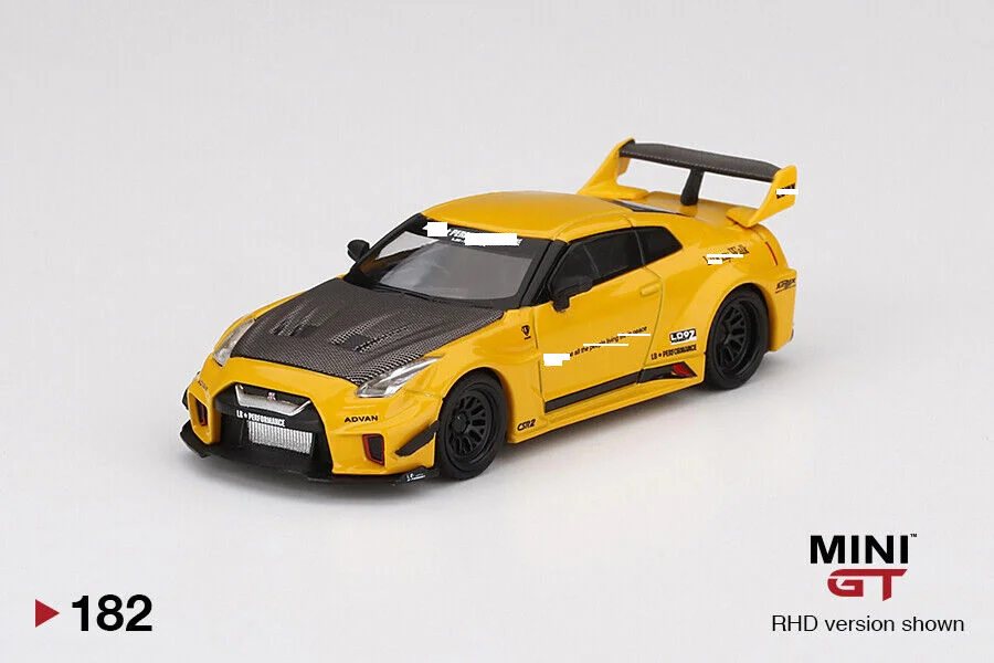 Mini Gt 1:64 Nissan GT-R #182 Collectie Gegoten Legering Auto Model Decoratie Cadeau