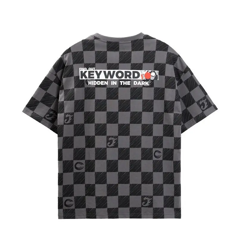 Genuine Kamen Rider W Keyword T-shirt, Double Ride Short Sleeve Letter Printed Top