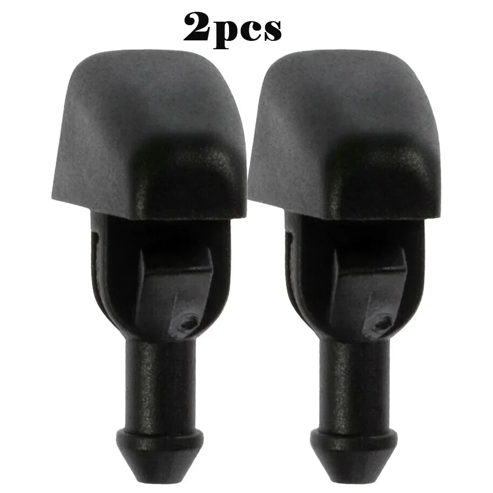 2Pcs Windshield-Washer Fluid Spray Jet Nozzle For Ford For Transit MK7 MK8 2000-2014 4132664 Black Car Accessories Tools