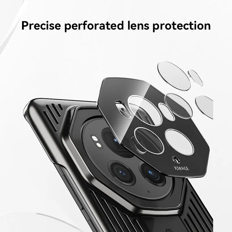 Cool Heat Dissipation Plastic Phone Case For Honor Magic 6 Pro Matte Hard Cooling Holllow Ventilate Camera Lens Cover