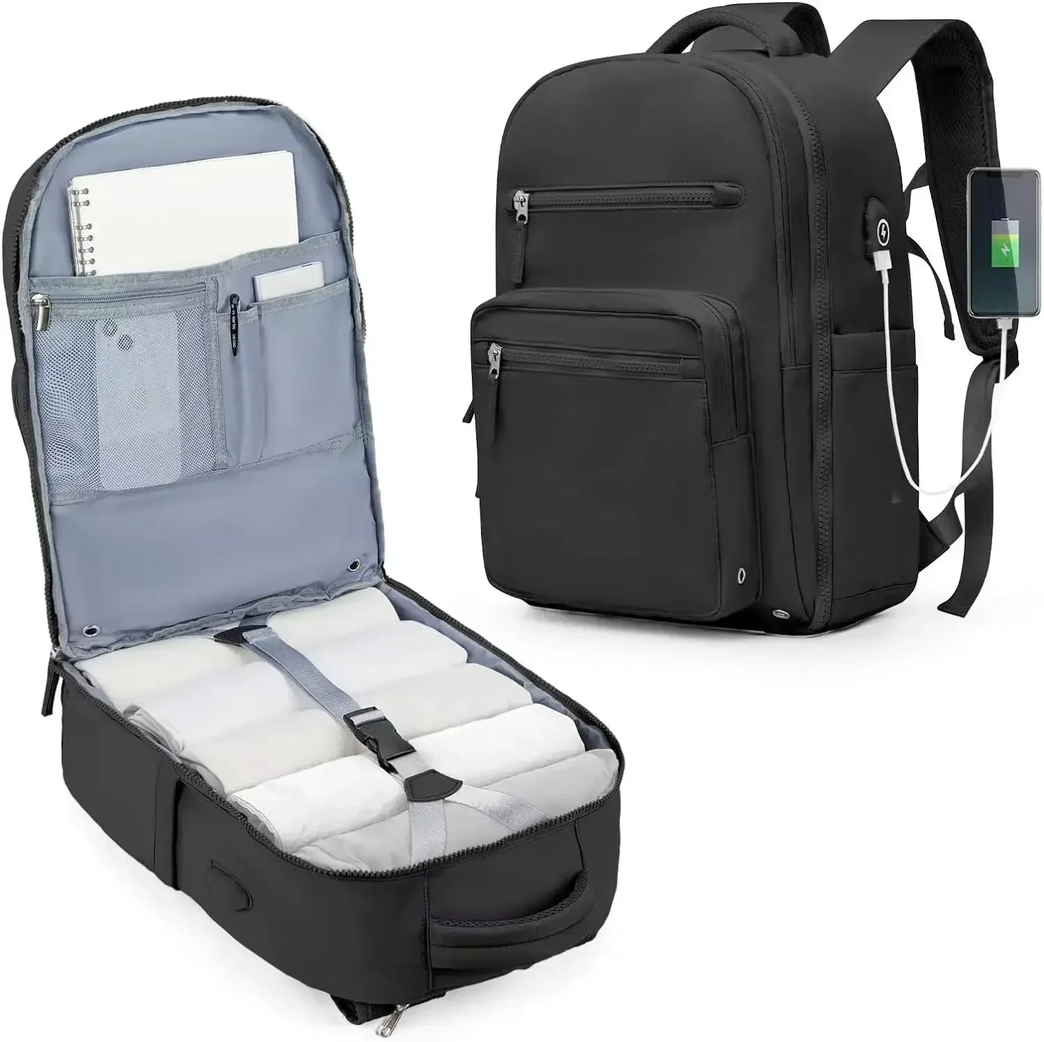 

New backpack large capacity boarding short business trip schoolbag 22L